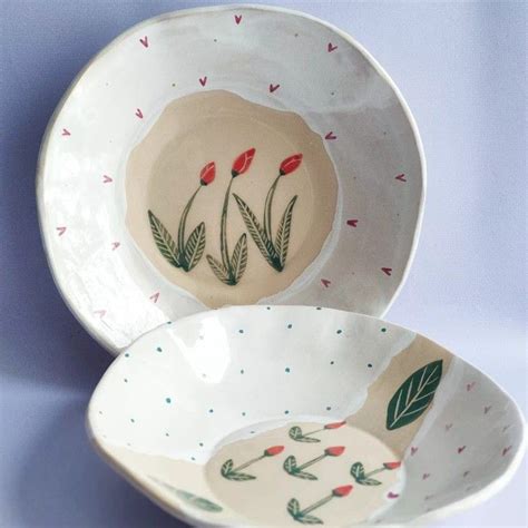 Set of 2 ceramic plates – Artofit