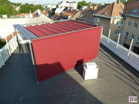 Raffbeschattung Terrassenbeschattung Freistehend