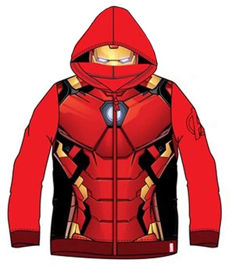 Iron Man Bluza Rozpinana Z Kapturem Avengers R