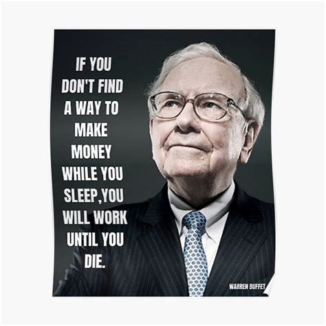 "Warren Buffett Quote" Poster by Krsnt1 | Redbubble