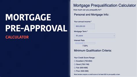 Mortgage Pre-approval Calculator: How Much Will I Qualify For?