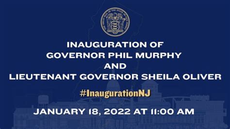 Governor Phil Murphy And Lieutenant Governor Sheila Oliver Sworn Into