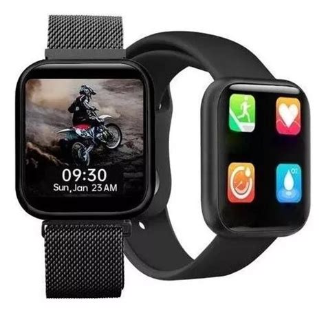 Smartwatch Inteligente Relógio Tfit P70 2 Pulseiras Preto MercadoLivre