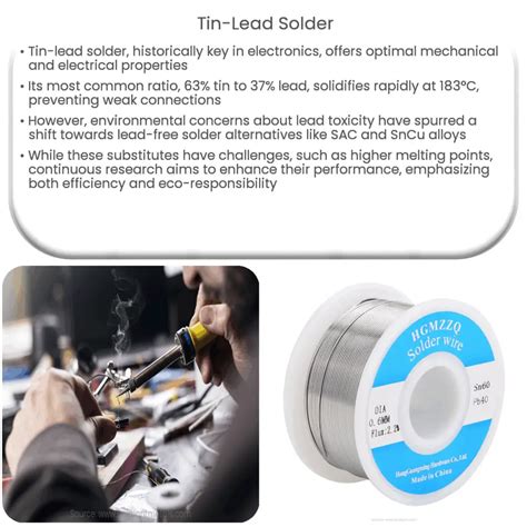 Tin Lead Solder How It Works Application Advantages