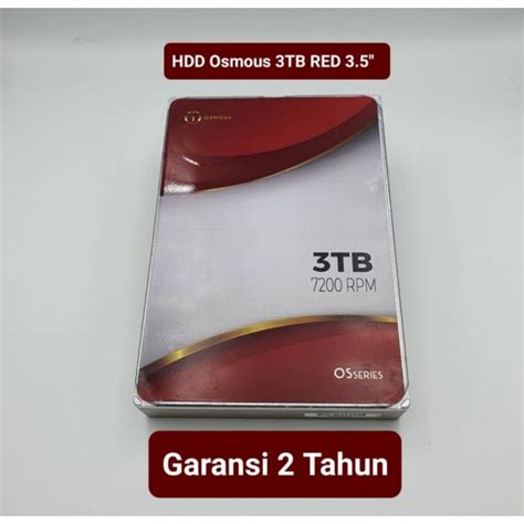 Jual Hdd Tb Hardisk Tb Internal Pc Rpm Osmous Red Hard Disk