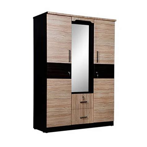 Particle Board Door Modular Wardrobe With Mirror At Rs Piece