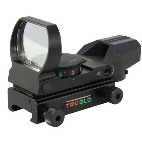 New Truglo Open Red Dot Series Multi Reticle Dual Color Sight Tg8360b 788130020180 Ebay