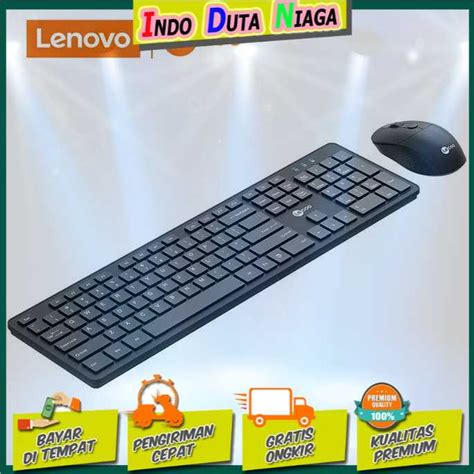 Jual Idn Tech Lenovo Lecoo Keyboard Mouse Combo Set Wireless Kw