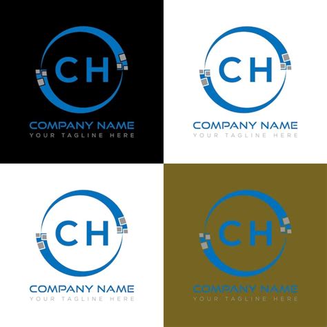 Premium Vector Ch Initial Modern Logo Design Vector Icon Template