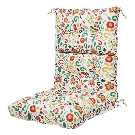 NK Floral Printed Rocking Chair Cushions, Non-Slip Seat/Back Chair ...