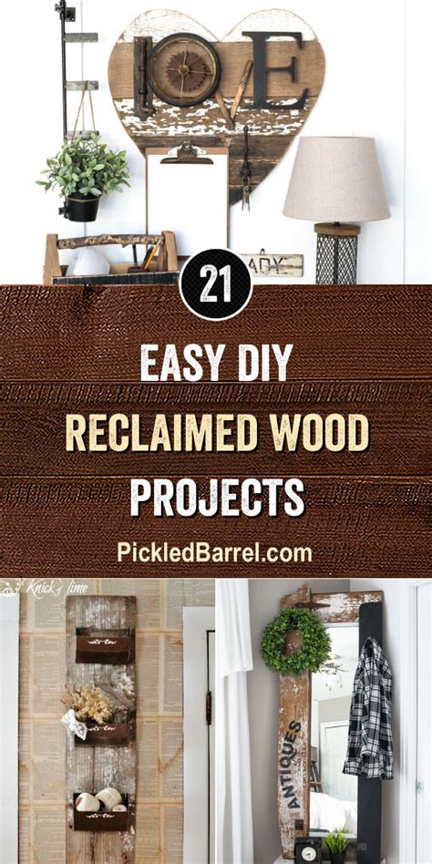 Easy Diy Reclaimed Wood Projects Pickled Barrel