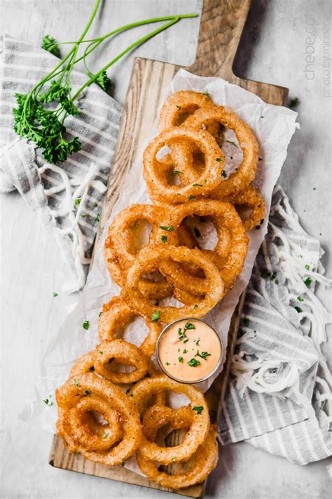 Gluten Free Grain Free Deep Fried Onion Rings Chebe Recipes