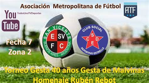 Empalme San Vicente FC Vs Estrella De Jeppener Fecha 7 Zona 2 Asoc