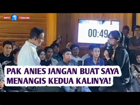 Anies Baswedan Didesak Jangan Buat Gadis Ini Menangis Kedua Kalinya