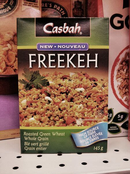 Freekeh a grain product made from durum wheat