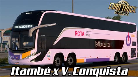 SIMULADOR DE ONIBUS Marcopolo G8 Rota Transportes Itambé X