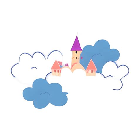 Castles In The Clouds Digital Graphic Creative Fabrica