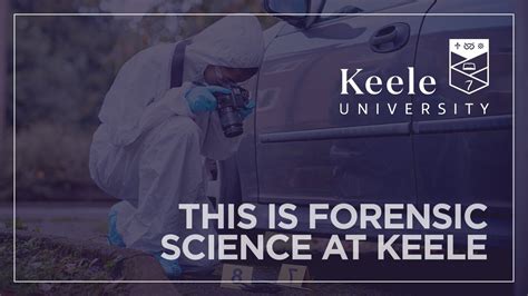 This Is Forensic Science At Keele YouTube