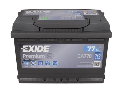 EXIDE Premium 77Ah 760A KingStart Магазин за акумулатори и сервиз