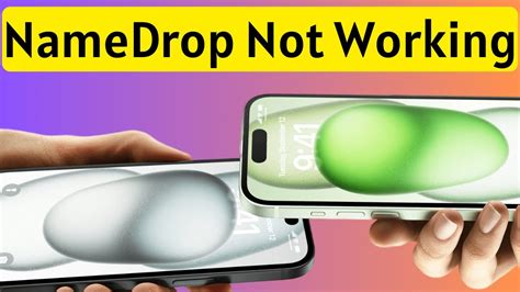 How To Fix Namedrop Not Working On Iphone Ios Youtube