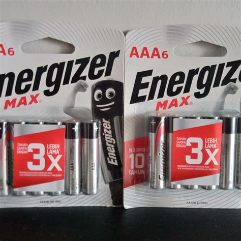 Jual Baterai Alkaline Energizer Max AAA A3 Isi 6 Jakarta Barat