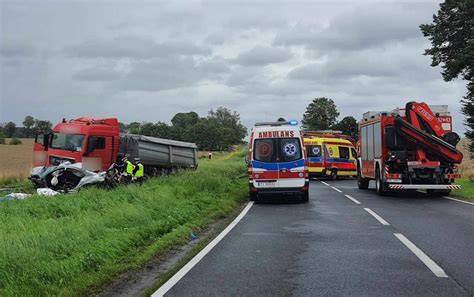 Tragiczny Wypadek Na Drodze Krajowej Nr W Boninie Ko O Koszalina