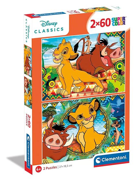 Super Color Puzzle Disney Lion King 2x60 Pcs Puzzle