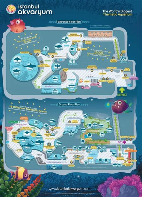 Istanbul Aquarium Map (2023) | ThemeParkBrochures.net