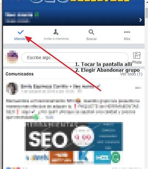 C Mo Salir O Salir De Un Grupo De Facebook