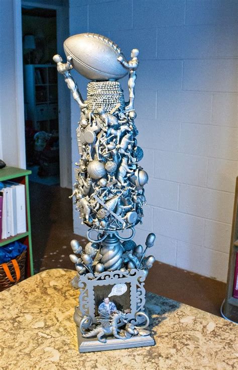 DIY Fantasy Football Trophy Diy Trophy Fantasy Football Trophy