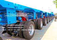 Axle Lines Modular Trailer Hydraulic Multi Axle And Gooseneck For