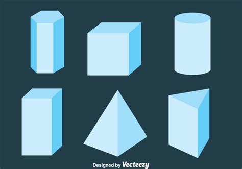 3D Geometric Shapes Collection Vector 143754 Vector Art at Vecteezy