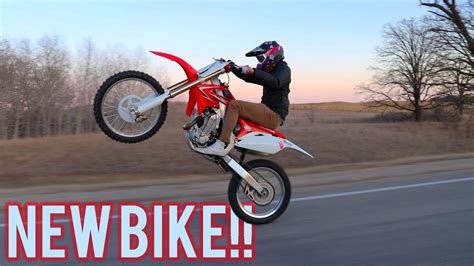 Jake Gets A Dirt Bike How To Ride Long Wheelies Youtube