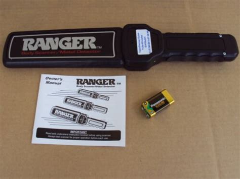 Metal Detector Ranger 1000 Hand Held Body Security Scanner Made