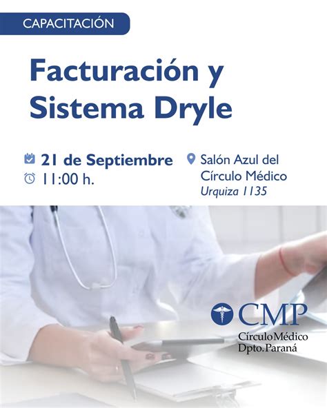 Se Invita A Capacitaci N Sobre Facturaci N Y Sistema Dryle C Rculo