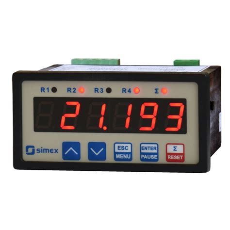 Flow Indicator Totalizer Spi Series Simex Sp Z O O Digital