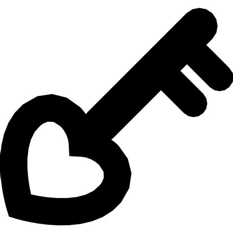 Key With A Heart Vector Svg Icon Svg Repo