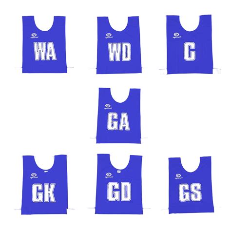 Netball Bibs 7 Pack In 2023 Netball Rugby Body Bibs