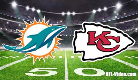 Miami Dolphins Vs Kansas City Chiefs Full Game Replay 2023 Nfl Wild