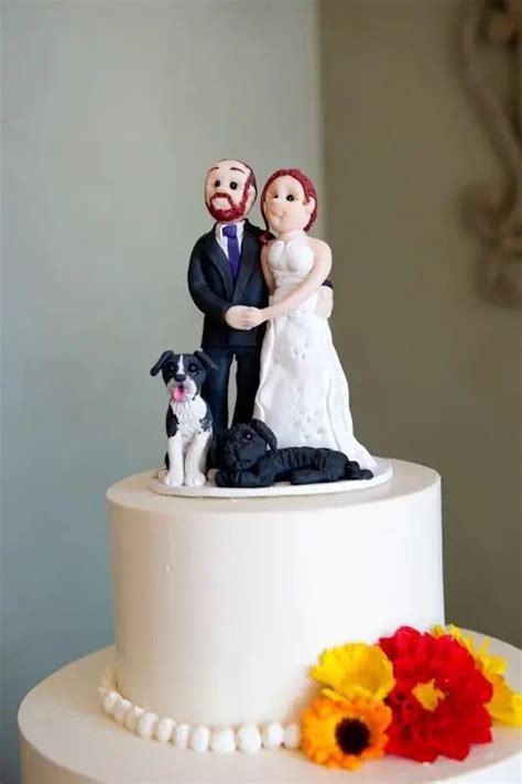 Custom Couple Cake Topper Emmaline Bride