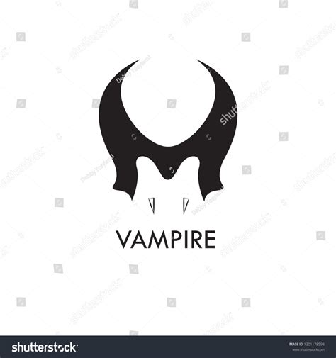 Vampire Logo Design Stock Vector (Royalty Free) 1301178598 | Shutterstock