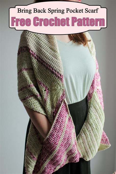 Free Crochet Pocket Shawl Patterns