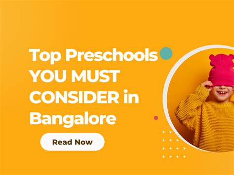 Top Preschools You Must Consider In Bangalore