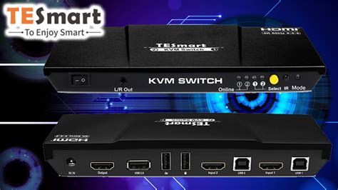 Hardware Tesmart Hdmi 4k 60hz Ultra Hd 2x1 Hdmi Kvm Switch Youtube