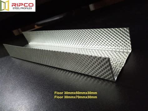 Ripco Galvanized Iron Gi Floor Partition Channel Dimensions