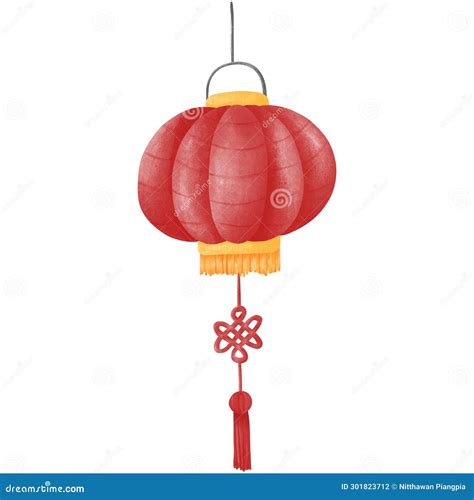 Chinese New Year Festive Red Lantern Stock Illustration Illustration Of Traditional Culture