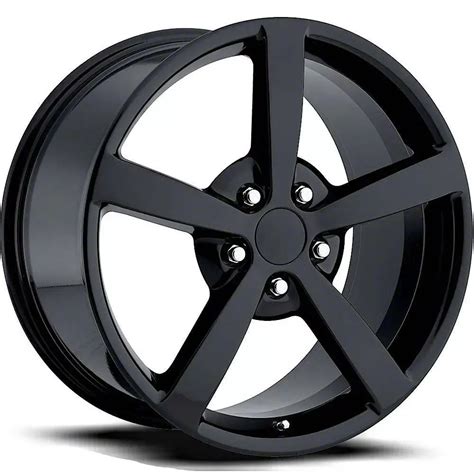 Corvette C6 Replica Gloss Black Wheel Rear Only 19x10 14 19 Corvette