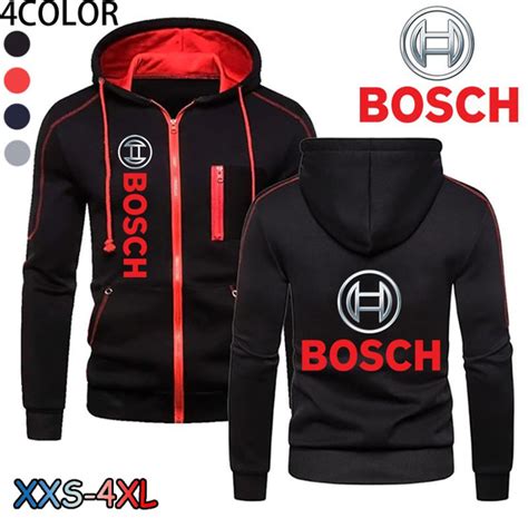 Bosch New Men's Popular Hooded Jacket Winter Fleece Mens Jacket Knit ...