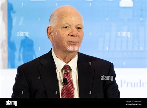 Us Senator Ben Cardin D Md Seen Speaking During Politicos Future