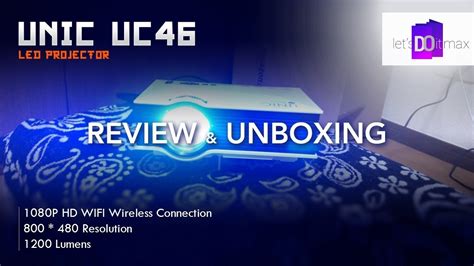 Unic Uc Led Projector Review Unboxing Youtube